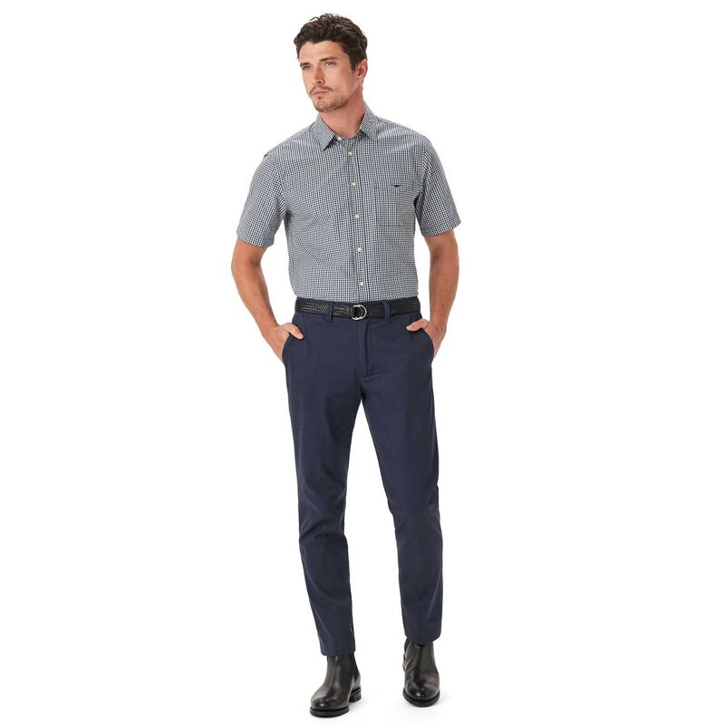 R.M. Williams Classic Poplin Check Ss Shirt image number 3